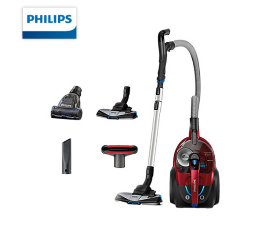 飞利浦(PHILIPS)卧式吸尘器家用清洁机强劲大功率大吸力吸灰吸尘吸螨虫除螨FC9735